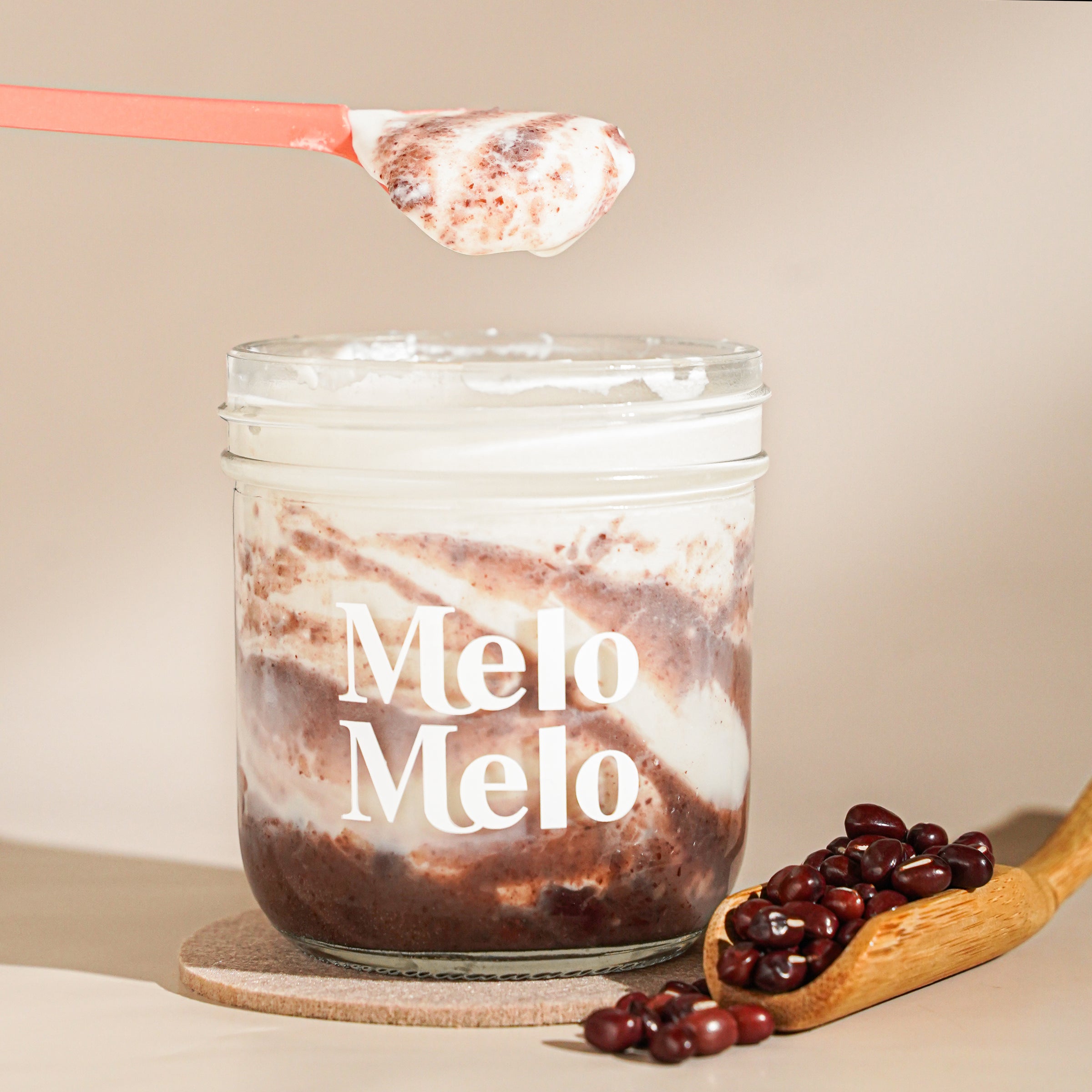 Red Bean Coconut / 红豆椰子冻| Melo Melo